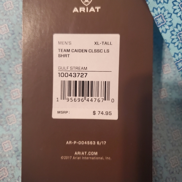 Ariat Team Logo Long Sleeve Shirt - Picture 10 of 10